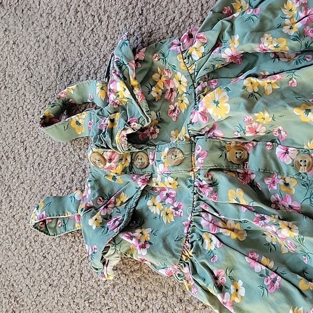 Little Lass Baby Girl's Floral Dress - Picture 3 of 7